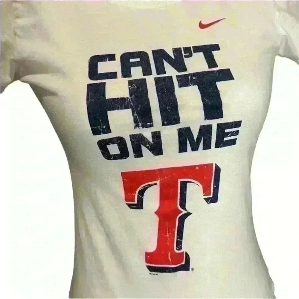 Nike slim fit Texas Rangers t shirt size XS